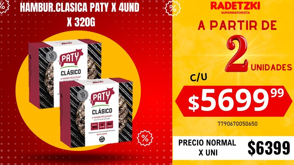 Oferta Mayorista Radetzki